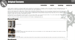 Desktop Screenshot of originalcustoms.com
