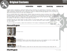 Tablet Screenshot of originalcustoms.com